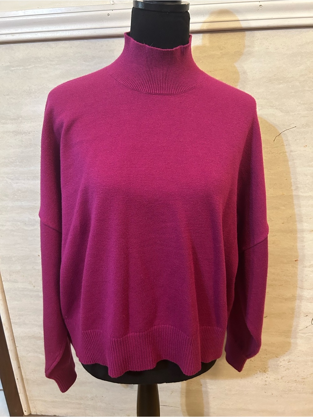 NWT- Express women's Ultrasoft Relaxed Mock Neck Sweater.
